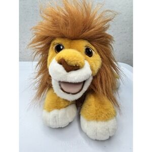 VTG Mattel 1993 Lion King Make Me Roar‎ Simba Hand Puppet Stuffed Plush